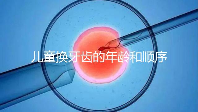 兒童換牙齒的年齡和順序是這樣的，附對照表圖片參考