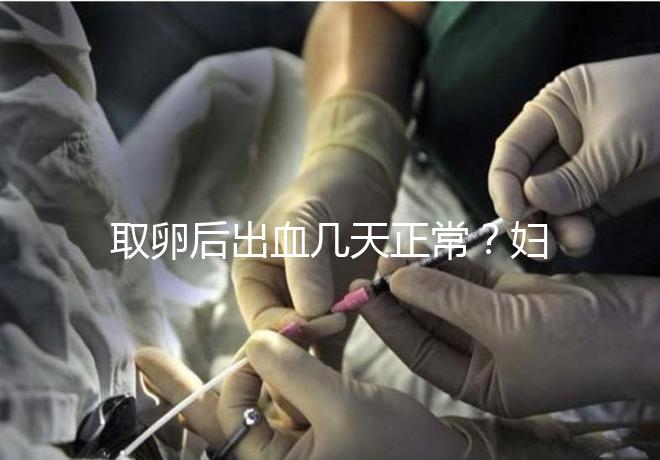 取卵后出血幾天正常?婦科醫(yī)生:超過這個天數得重視