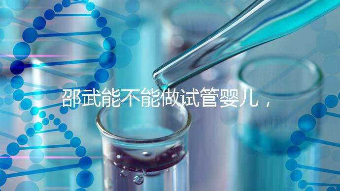 邵武能不能做試管嬰兒，做一次成功率有多高？